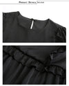 Casual Women White Mini Ruffle Summer Dress