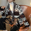 Bohemian Fringed V Neck Cardigan