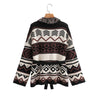 Bohemian Fringed V Neck Cardigan