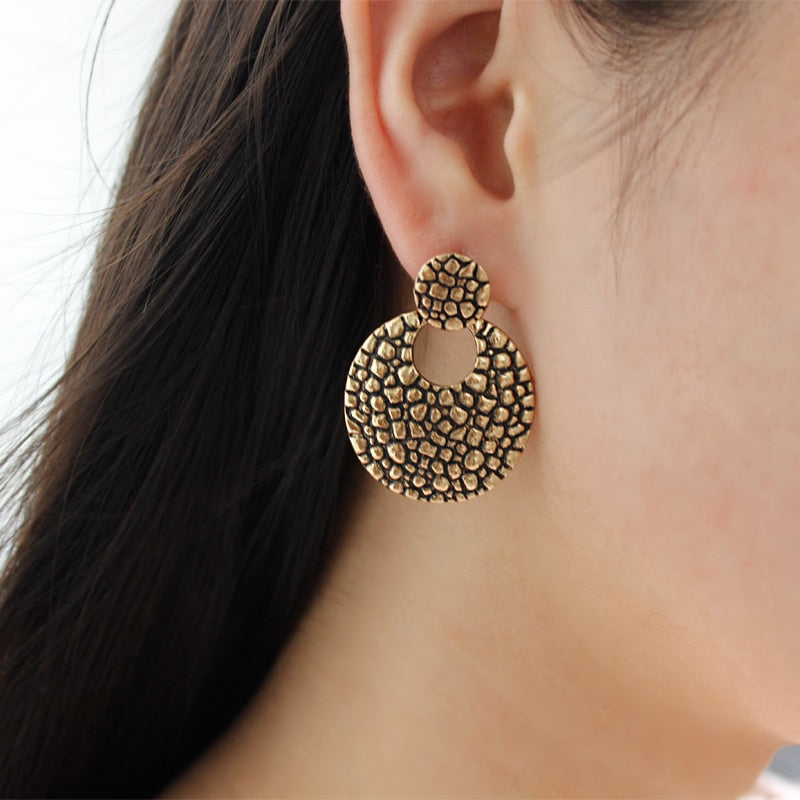 Hollow Chandelier Drop Earrings