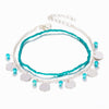 Bohemia Round Pendant Tassel Anklets