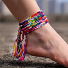 Weave Handmade Macrame Anklets - 10 PIECES SET