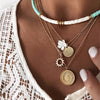 Retro Soft Clay Flower Necklace