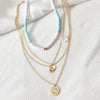 Retro Soft Clay Flower Necklace