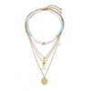 Retro Soft Clay Flower Necklace