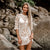 Apricot Boho Hollow-Out Cover Up
