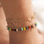 Bohemian Colorful Beaded Anklets