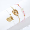 Bohemia Shell Pearl Anklets - 3 PIECES SET