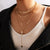 Boho Star Moon Tassel Clavicle Chain