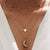 Bohemian Star Moon Pendant Necklace