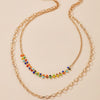 Colorful Seed Beaded Necklace