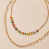 Colorful Seed Beaded Necklace