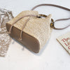 Woven Straw Ladies Bucket Bag