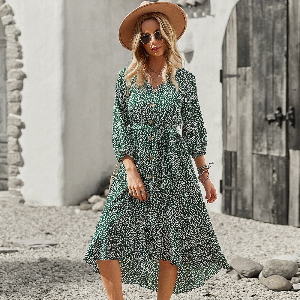 Bohalley Casual Dress Long Sleeve