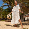 Bikini Dress White Lace Tunic