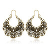 Boho Hollow Peacock Earrings